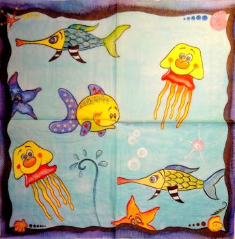044 Fish - 3-ply - Vielseidig